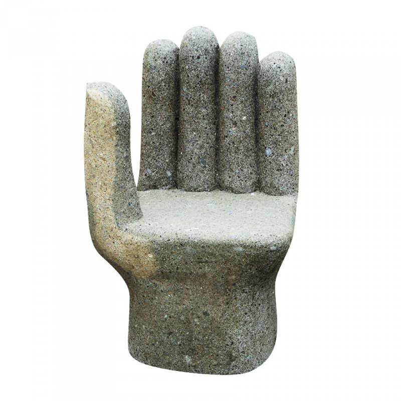 Dlaně - Křeslo tesané