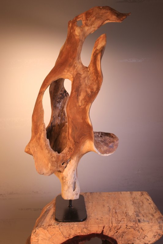 Teak plamen úzký 77 cm