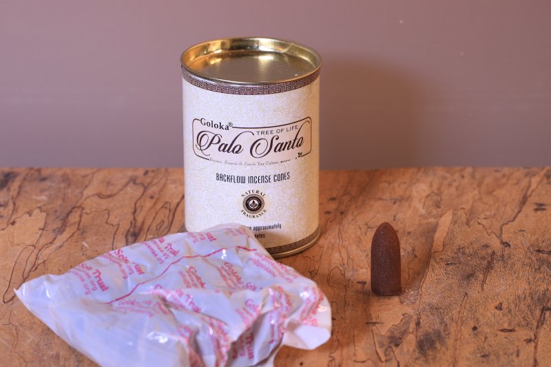 Vonné kužele se zpětným tahem – Palo Santo 24 ks