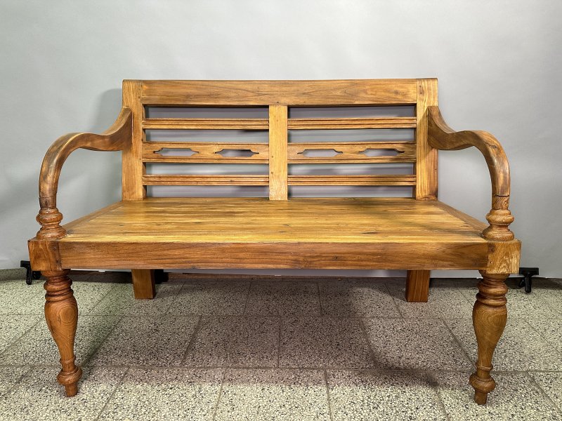 Lavička Teakové dřevo, recyklovaná prkna.