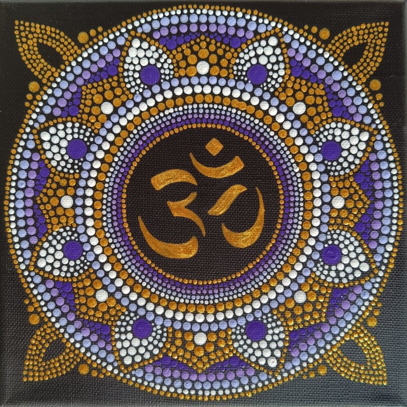 Mandala OM 20x20
