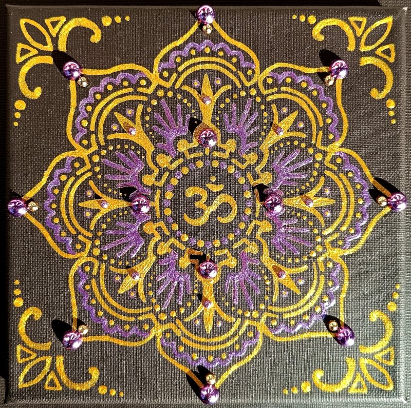 Mandala OM - 20x20