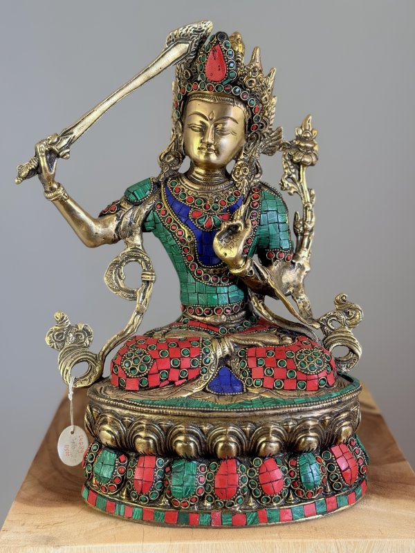 Mosazná soška Bohyně Tara 32 cm