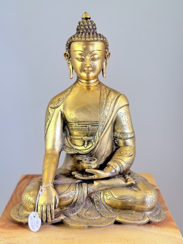 Soška sedícího Buddhy 34 cm