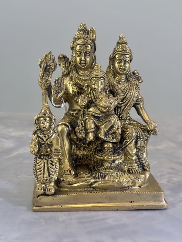 Sousoší Rodina boha Šivy 15 cm