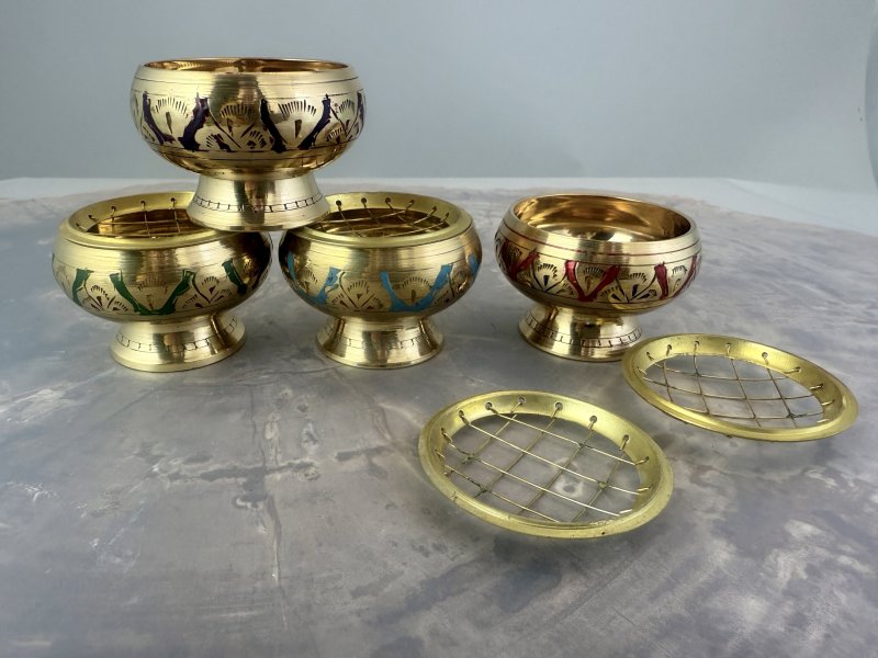 Stojánek na pálení dřeva či pryskyřice 7 cm