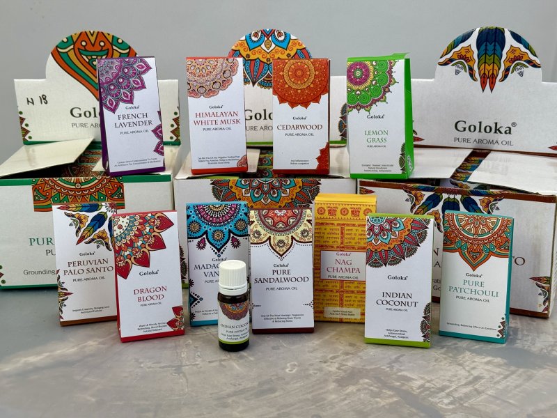 Výběr aromatických olejů z Indie á 10ml