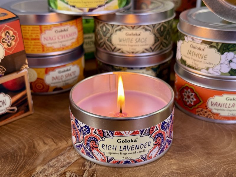 Indická vonná svíčka Levandule