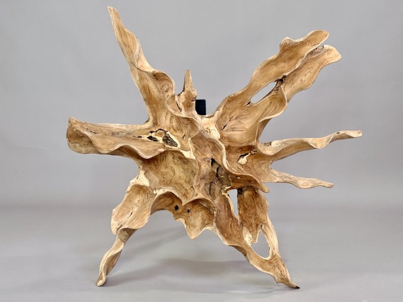 Závěsná dekorace Teak Slunce 85x82 cm