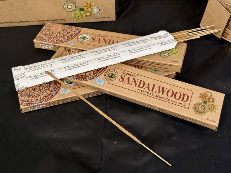 Vonné tyčinky Sandalwood (Chandana) – santálové dřevo z Indie